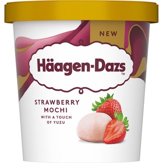 Helado mochi de fresa con un toque de yuzu tarrina 420 ml - Haagen-dazs