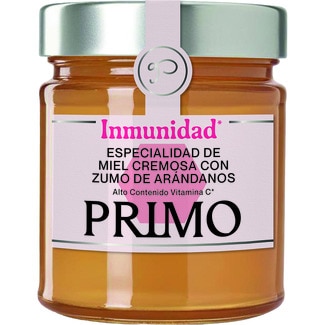 PRIMO Immunität Cremehonig mit Blaubeersaft Schale 250 g