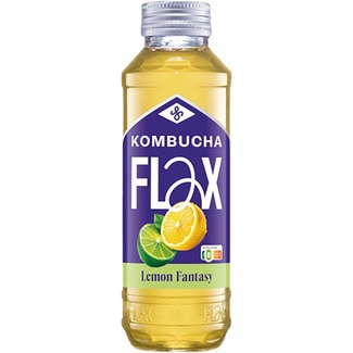 FLAX kombucha Lemon Fantasy sabor lima y limón botella 330 ml