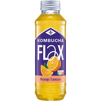 FLAX kombucha Orange Fantasy de naranja botella 330 ml