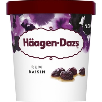 Helado de pasas al ron tarrina 460 ml - Haagen-dazs