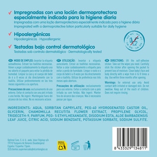 EL CORTE INGLES toallitas infantiles con aloe vera y camomila pack 4 envases 72 unidades