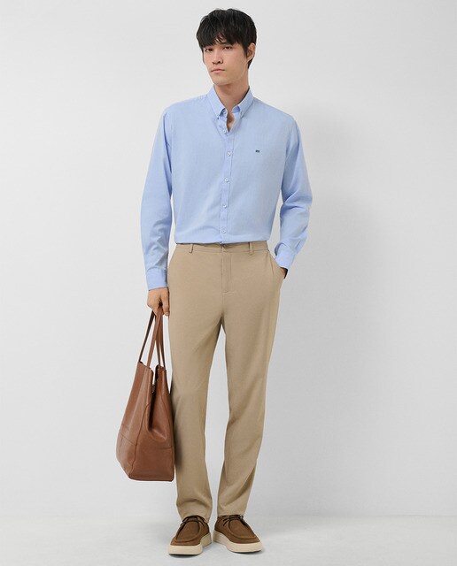 Roberto Verino - Pantalón separate de hombre tejido técnico liso.