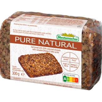 Mestemacher Pão Natural sem Farinha embalagem 300 g