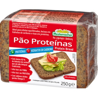 Mestemacher Pão Proteínas embalagem 250 g