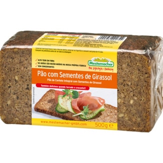 Mestemacher Pão de Centeio com Sementes de Girassol embalagem 500 g