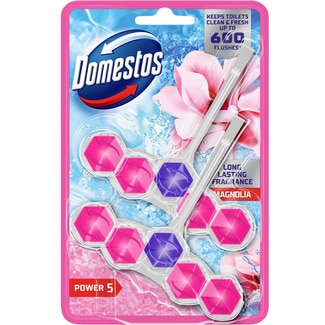 Domestos Bloco Sanitário  Power 5 Magnólia embalagem 2 unidades
