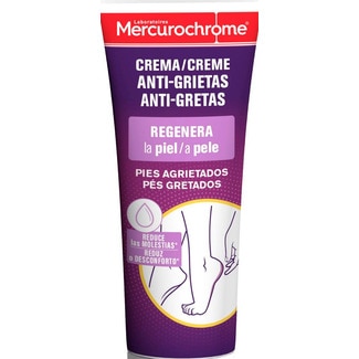 Mercurochrome Creme de Pés Anti-Gretas embalagem 80 ml
