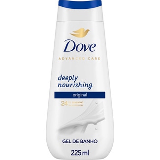 Dove Gel Banho Advanced Deeply Nourishing embalagem 225 ml