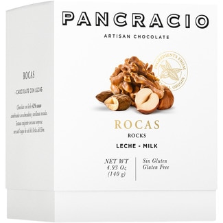 PANCRACIO rocas de chocolate con leche estuche 140 g