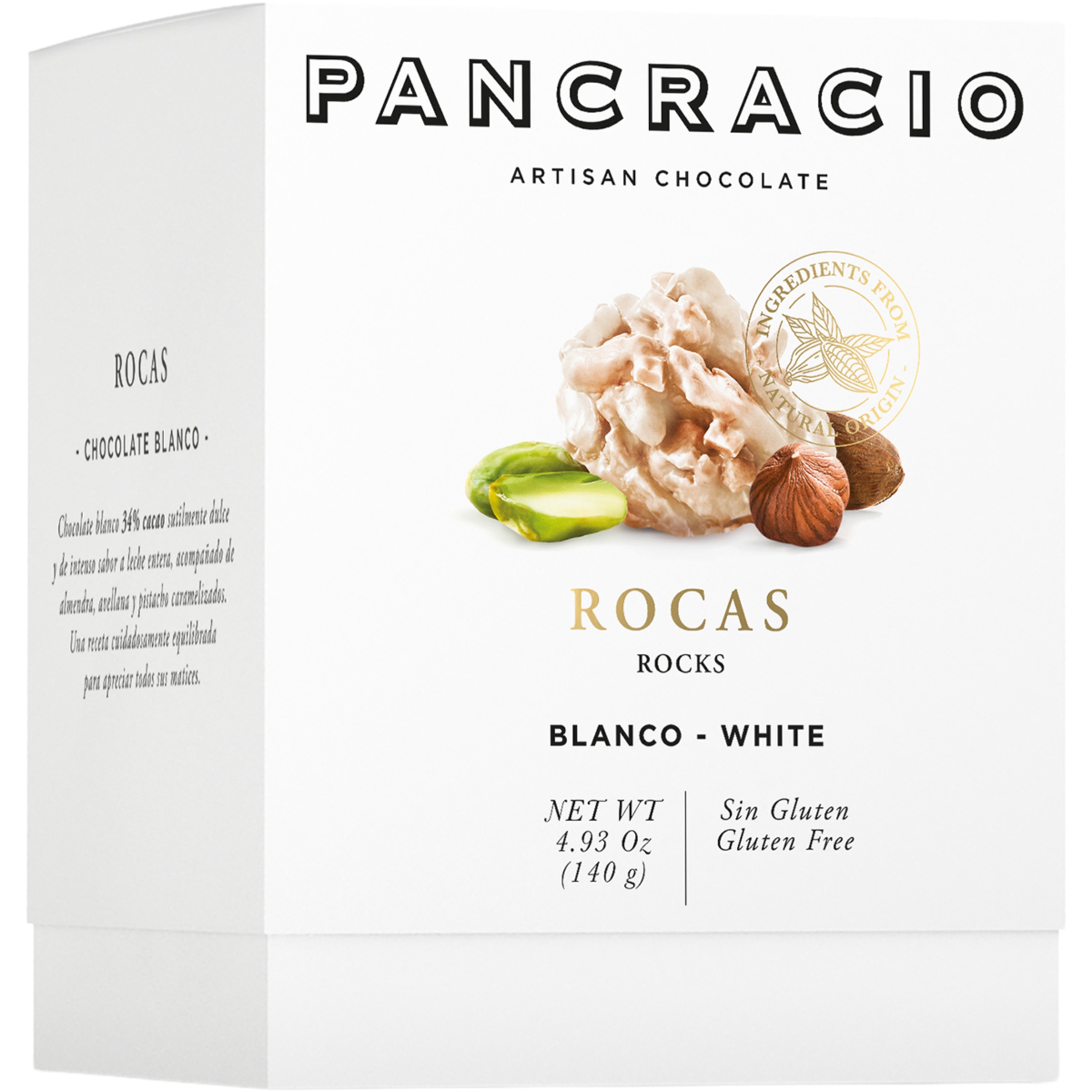 rocas de chocolate blanco
