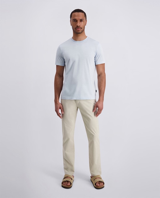 Pierre Cardin - Pantalón 5 bolsillos de hombre gris regular fit tejido Light.