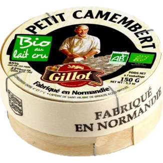 Gillot Queijo Petit Camembert Biológico unidade 150 g