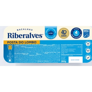 Riberalves Posta do Lombo Cura 4 Meses embalagem 260 g