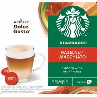 Starbucks Café Avelã embalagem 12 cápsulas