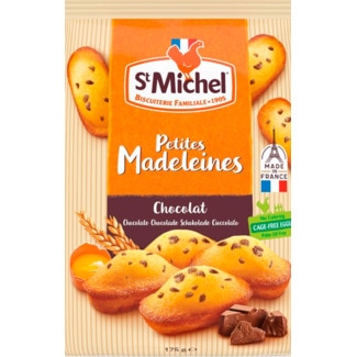 St.Michel Mini Madalenas com Pepitas de Chocolate embalagem 175 g