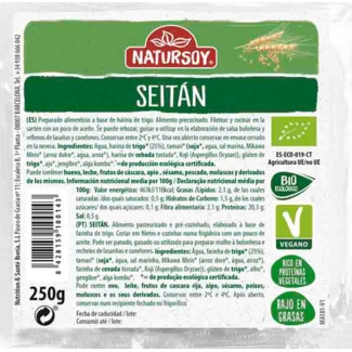 Natursoy Seitan Fresco Biológico embalagem 250 g