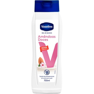 Vaseline Gel de Banho Amêndoas Doces embalagem 700 ml