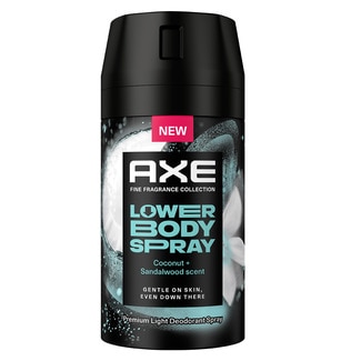 Axe Desodorizante Corporal Coconut Lowerbody Spray embalagem 100 ml