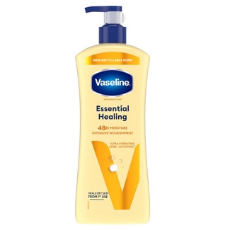 Vaseline Loção Essential Healing embalagem 600 ml