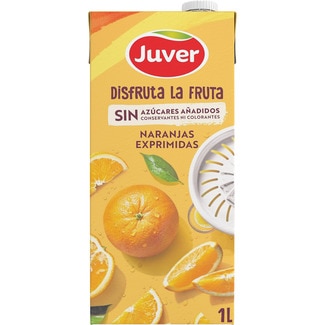 JUVER DISFRUTA néctar de naranja sin azúcares añadidos brik 1 l