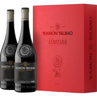 RAMON BILBAO Crianza-Rotwein Limitierte Auflage DOCa Rioja 2er-Schuber Flaschen 75 cl