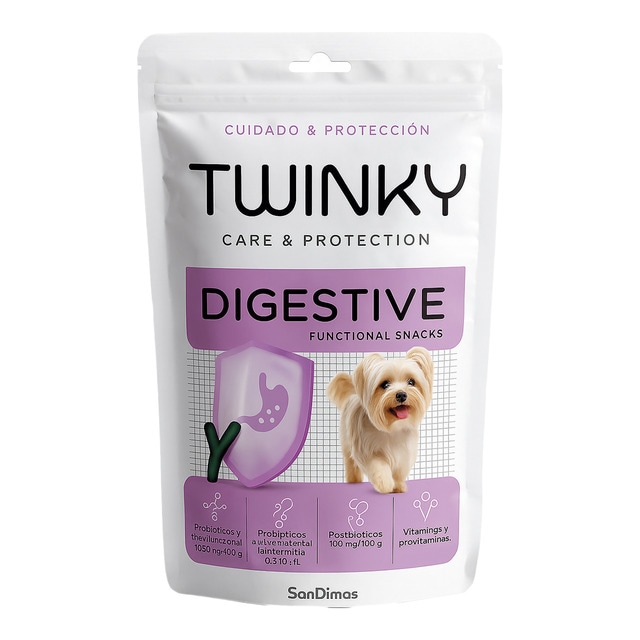 Twinky - Snack digestivo para perros Twinky 100 g