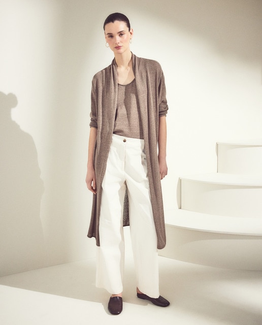 Woman El Corte Inglés - Chaqueta de punto de mujer de tipo relajada.