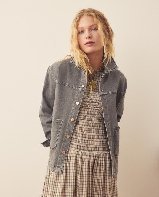 Southern Cotton - Sobrecamisa vaquera de mujer.