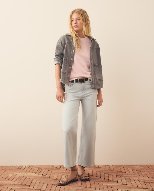 Southern Cotton - Pantalón 5 bolsillos denim de mujer.