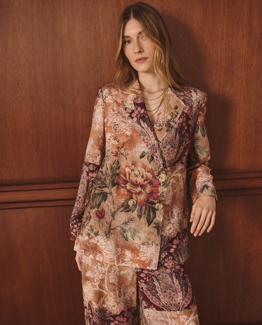 Lloyd's - Chaqueta fluida de mujer patchwork.