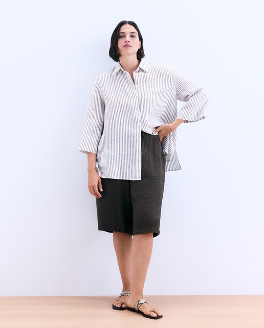 Couchel - Bermuda de mujer con tumbleado.