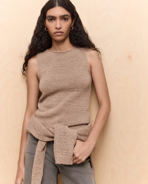 Easy Wear - Jersey de algodón sin mangas de mujer.