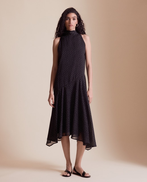 Easy Wear - Vestido midi con cuello halter.