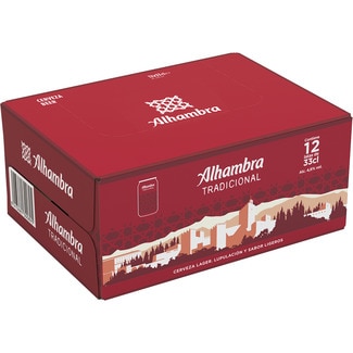 ALHAMBRA TRADICIONAL Helles Bier 12er-Pack Dosen 33 cl