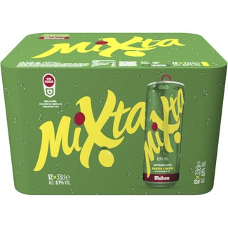 MIXTA SHANDY MAHOU Helles Bier mit Zitronengeschmack 12er-Pack Dosen 33 cl