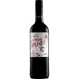 LOS CONEJOS MALDITOS vino tinto ecológico botella 75 cl