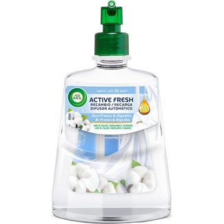 AIR WICK Active Fresh ambientador automático Aire Fresco y Algodón Nachfüllpackung 228 ml