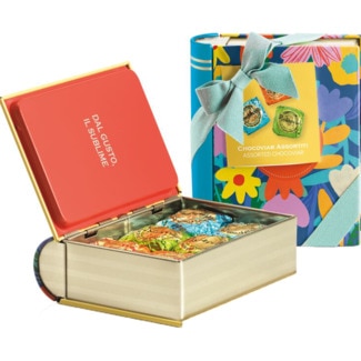 Venchi Mini Livro Chocolate Teresa Rego embalagem 117 g