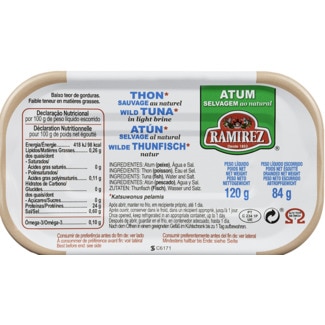 Ramirez Atum ao Natural lata 120 g
