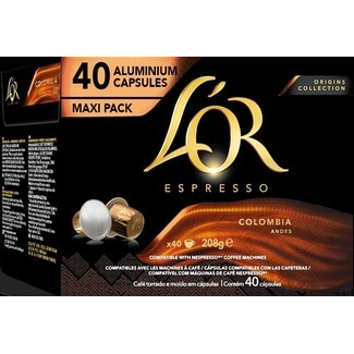 L'Or Café Colombia embalagem 40 cápsulas