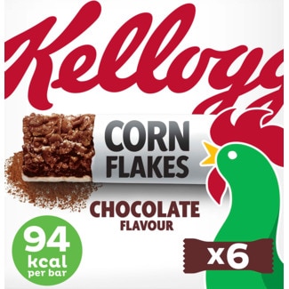 Kellogg's Barra de Cereais Chocolate Pack 6 unidades embalagem 24 g