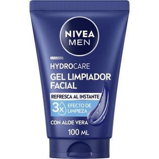 NIVEA MEN gel limpiador facial Hidrocare con aloe vera Rohr 100 ml