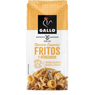 GALLO harina de trigo especial fritos y rebozados frituras crujientes paquete 1 kg