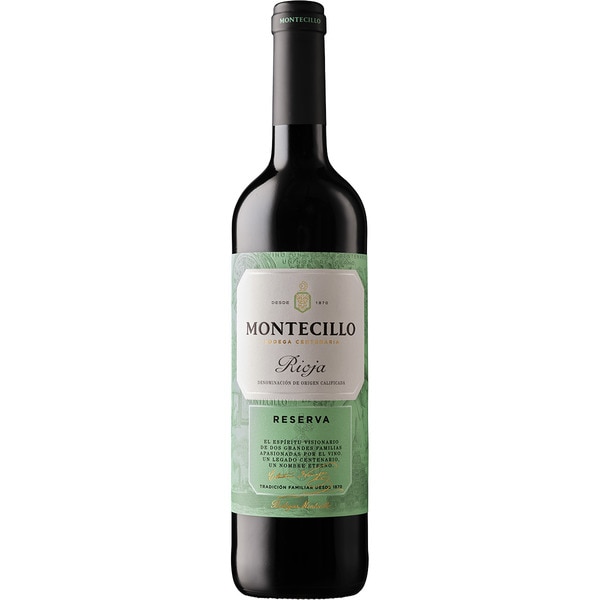 vino tinto reserva DOCa Rioja botella 75 cl - Montecillo