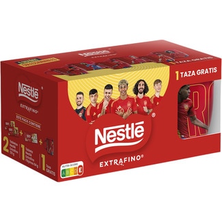 NESTLE EXTRAFINO pack 2 tabletas de chocolate extrafino de 125 g + 1 tableta de chocolate filipinos de 84 g caja 334 g
