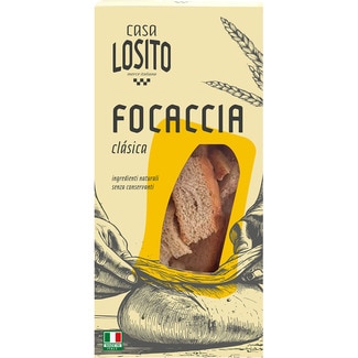 CASA LOSITO focaccia clásica envase 100 g