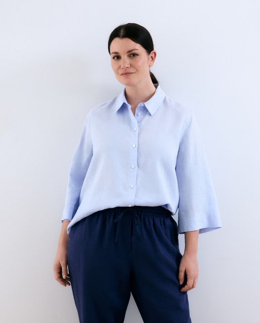 Couchel - Camisa de manga larga estampada de mujer.