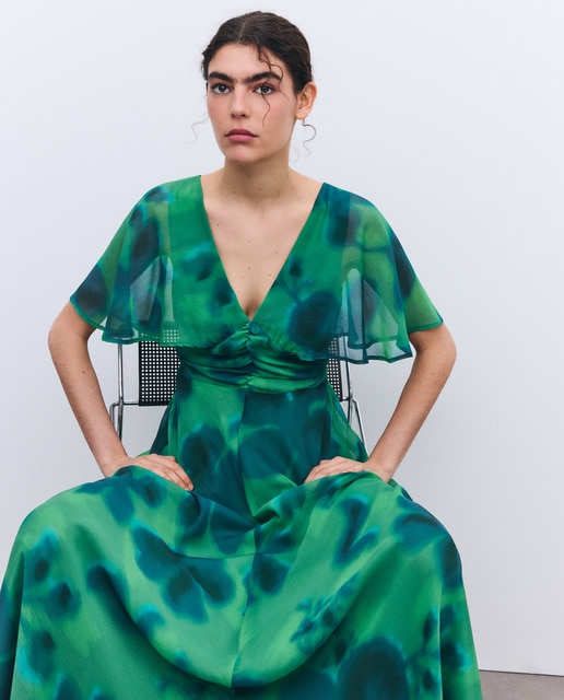 Tintoretto - Vestido largo estampado.