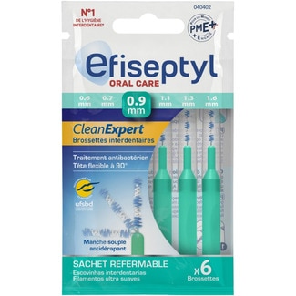 cepillo interdental Clean Expert 0.9 mm flexible a 90º Blister 6 Einheiten
